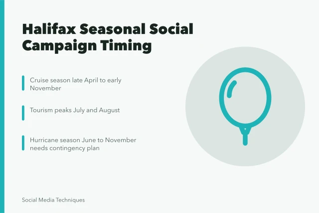 Calendar icon for Halifax seasonal social campaign timing. What Halifax small businesses should know about seasonal social campaigns